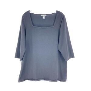 INC International Concepts Black Sweater Size 1X